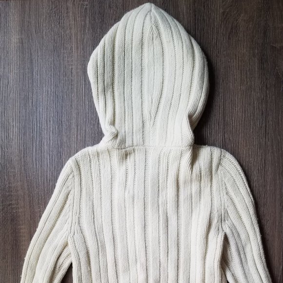 abercrombie XL knitted button down hooded sweater - Picture 3 of 11